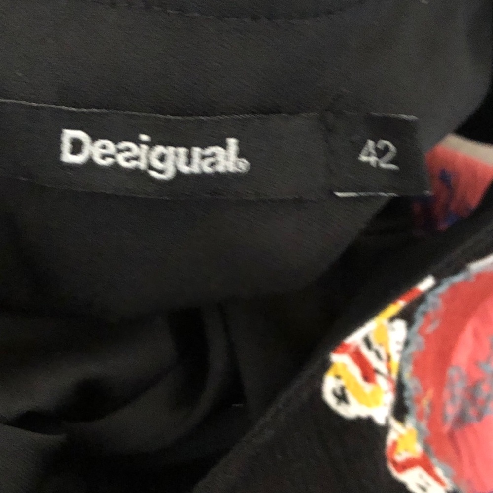 Desigual Creta Sleeveless Patchwork Shift Dress M… - image 8